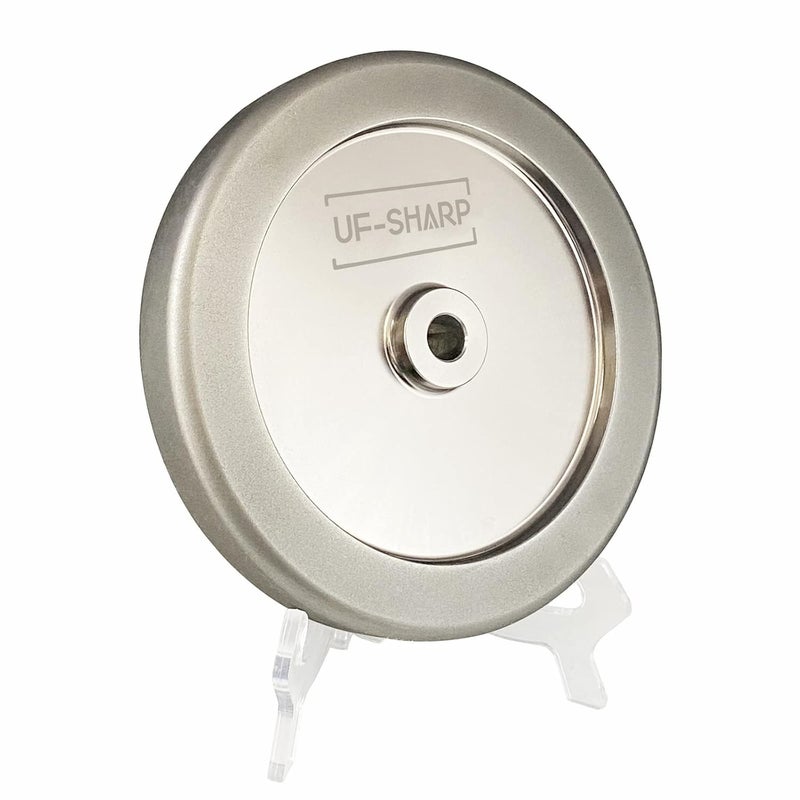 UF-SHARP 6 inch 4 in 1 CBN Grinding Wheel - 600 Grit x 1.25" Wide x 1/2" Bore (600 Grit) - Image 1